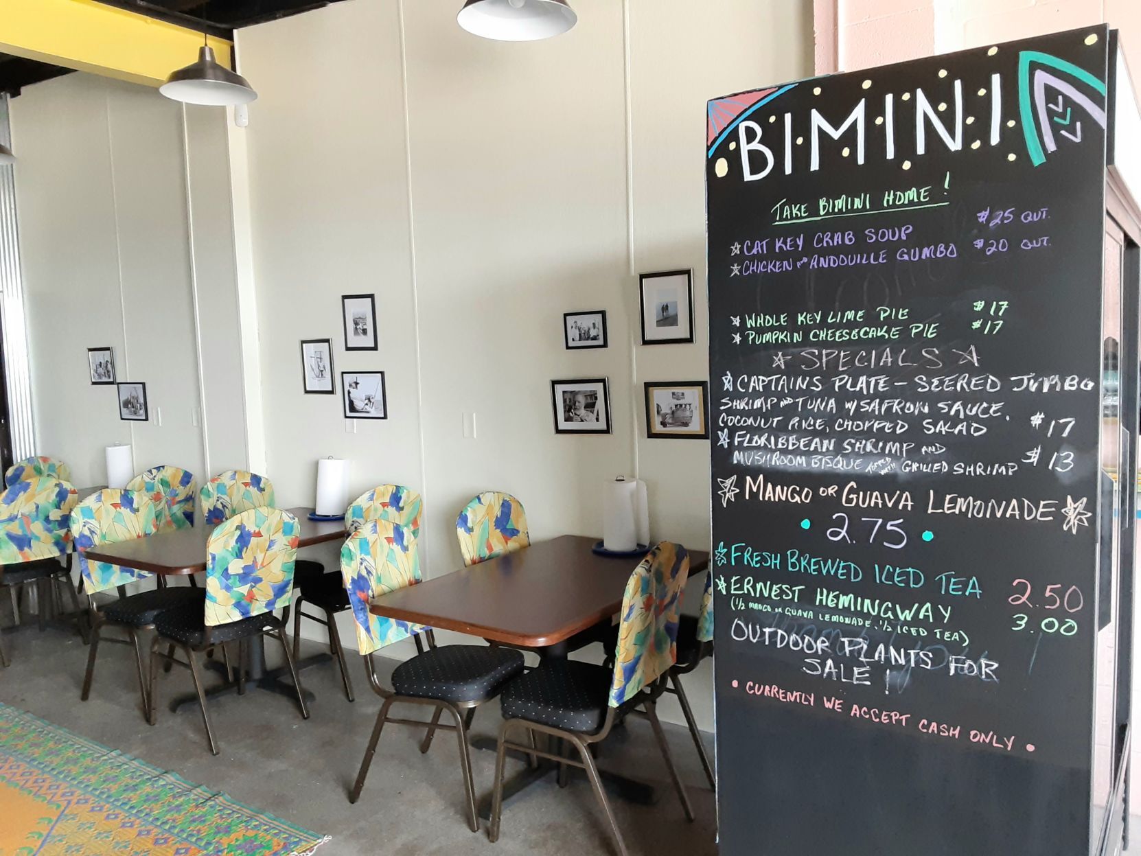 Bimini dining room